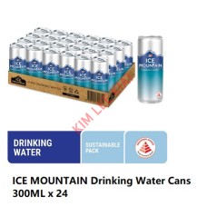 Drinking Water, Ice Mountain (Canned) 300ml X 24's / ctn